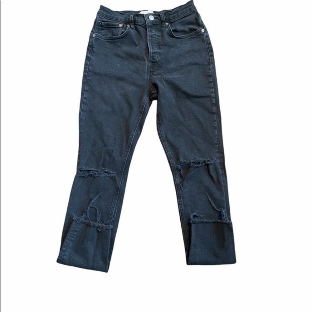 We the free Stella skinny button fly ripped knee - Picture 3 of 9